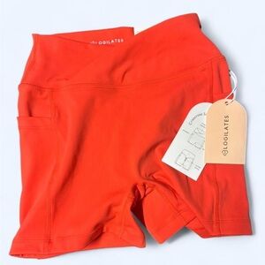 Blogilates Red Bike Shorts for Women